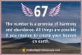 
ANGEL NUMBER 67
