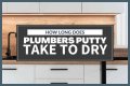 How long does it take for spot putty to dry?